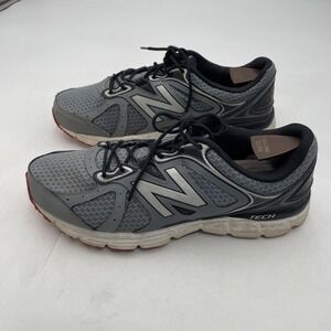 NEW BALANCE TECH RIDE ALL TERRAIN GRAY/RED SNEAKERS LACE UP SHOES MEN SIZE 13 4E